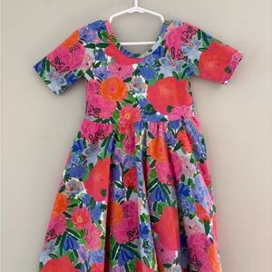 NWOT Poppy Kids Co. Bright Floral Dress